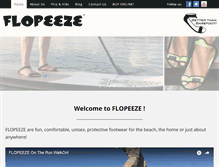 Tablet Screenshot of flopeeze.com